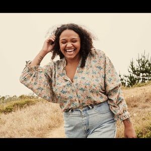 Doen Rose Top in Lady Bird Floral XXS